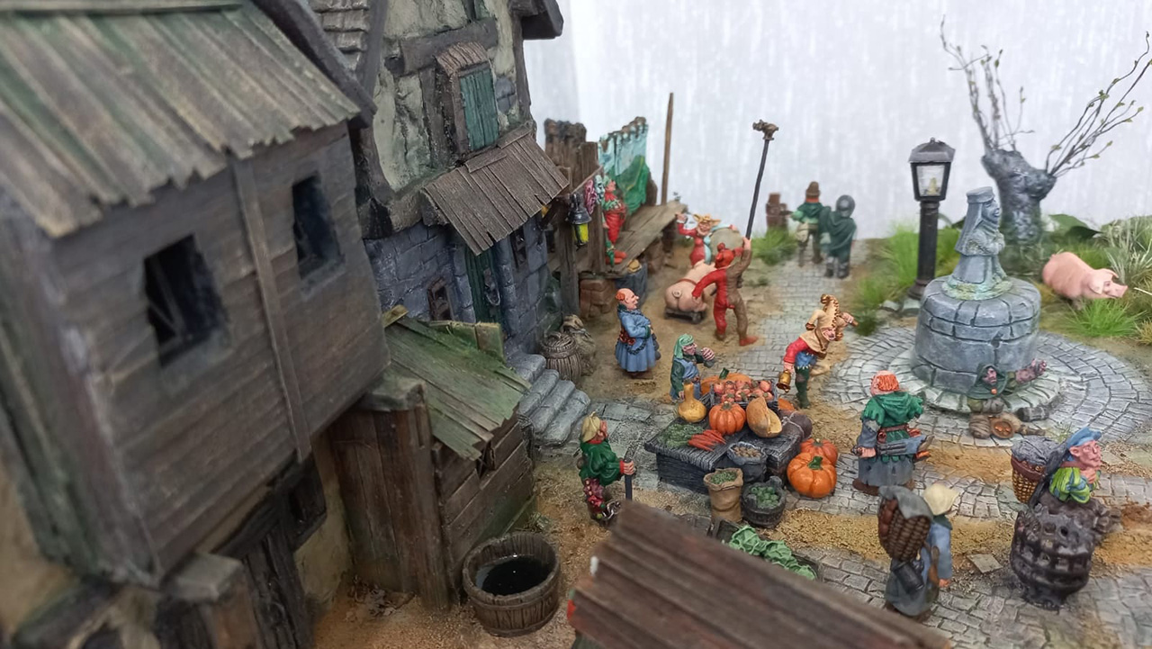 Dioramas and Vignettes: Medieval town, photo #6