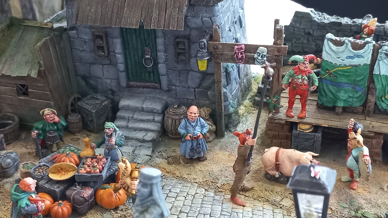 Dioramas and Vignettes: Medieval town, photo #7