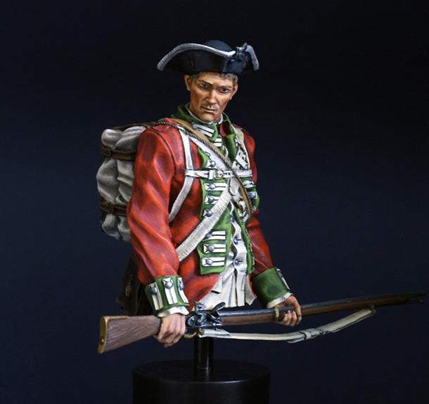 Фигурки: Британский пехотинец, вторая половина XVIII века.
