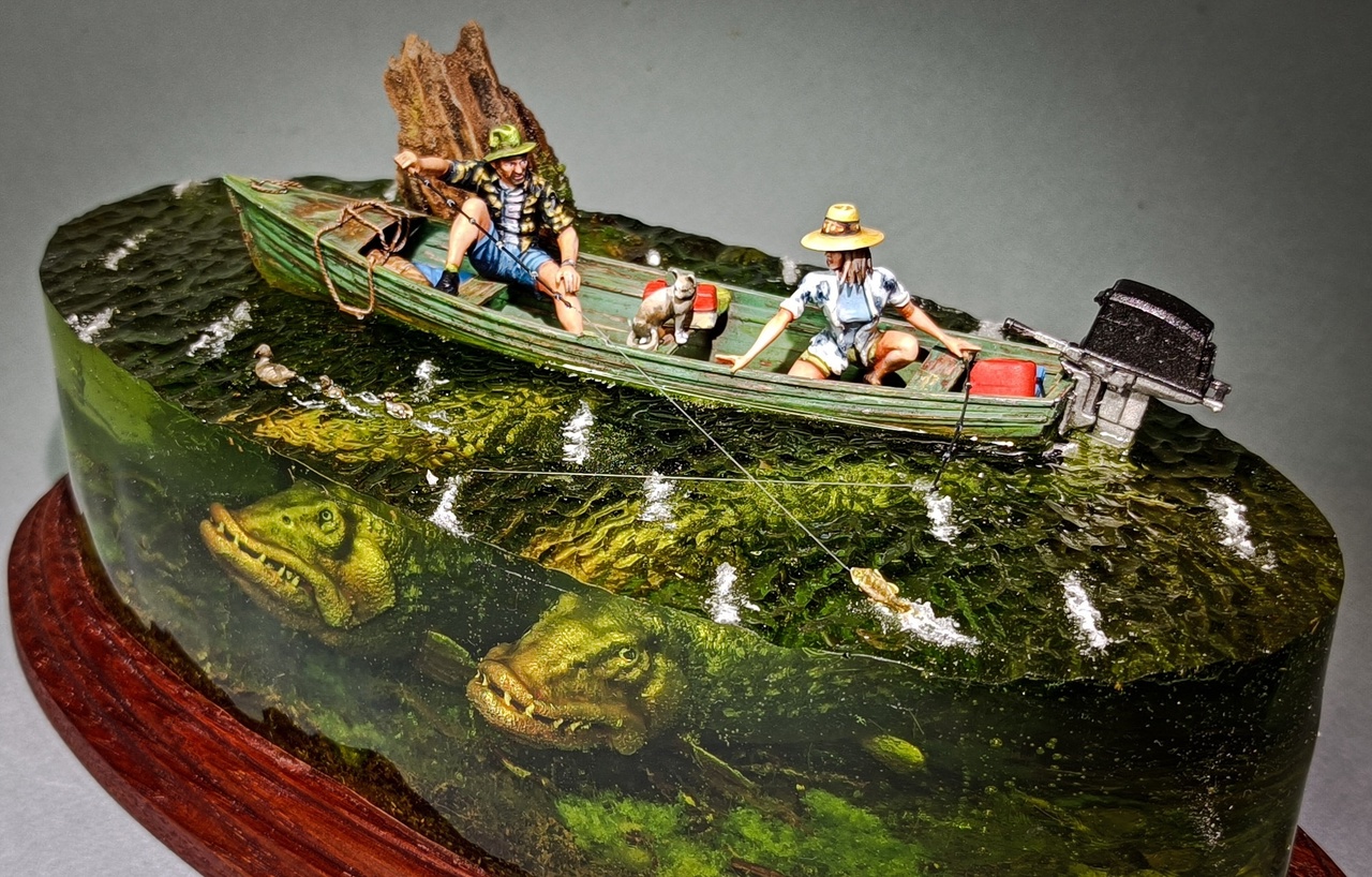 Dioramas and Vignettes: Hipsters gone fishing, photo #1