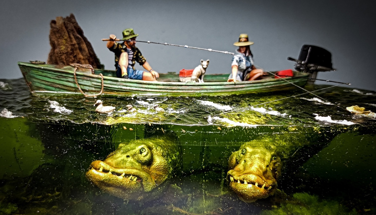 Dioramas and Vignettes: Hipsters gone fishing, photo #2