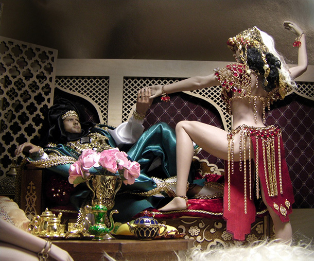 Dioramas and Vignettes: Sultan and odalisques
