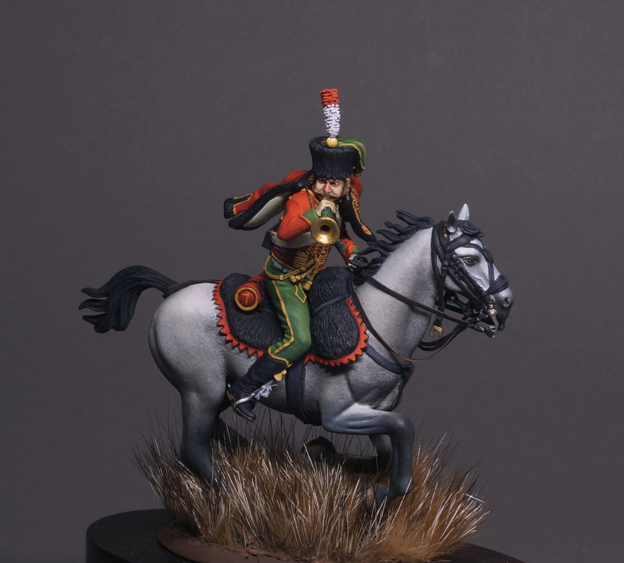 Figures: French bugler, 7th Hussars, photo #2