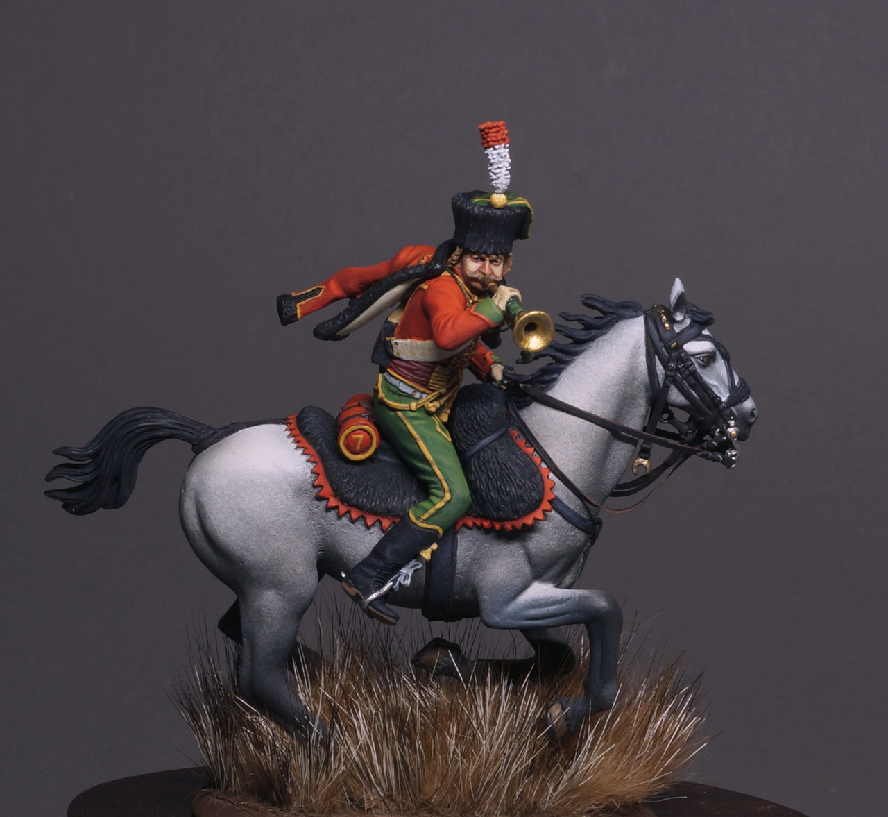 Figures: French bugler, 7th Hussars, photo #3