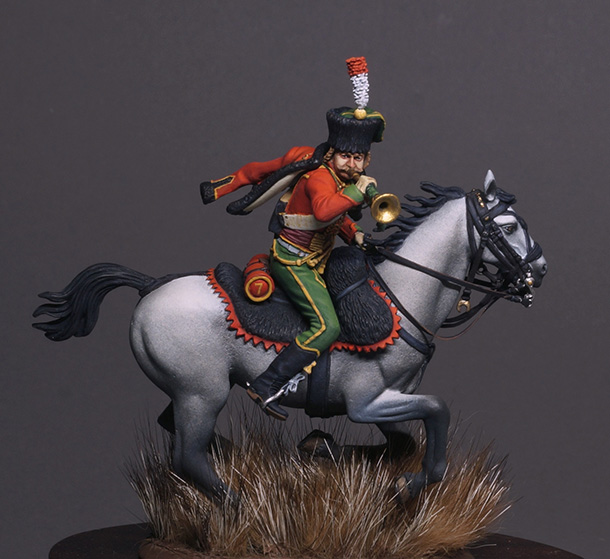 Figures: French bugler, 7th Hussars