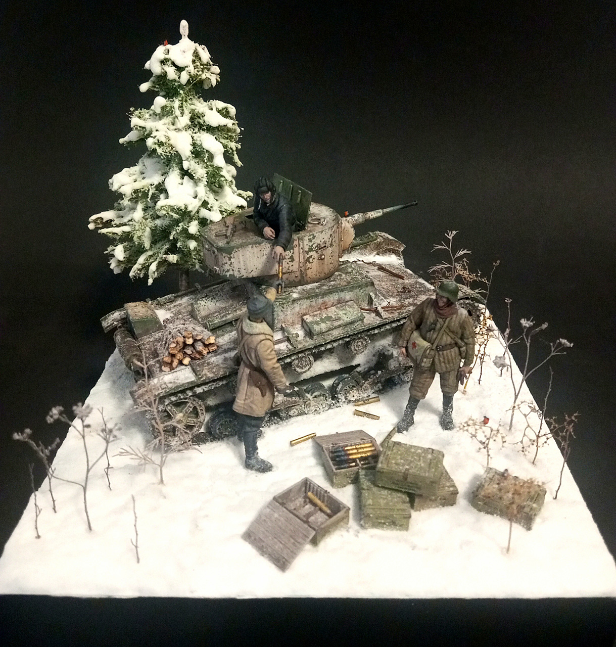 Dioramas and Vignettes: T-26, Winter war, photo #1