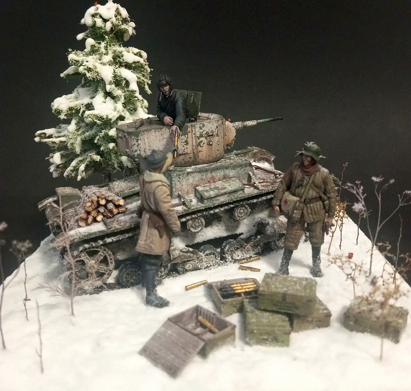 Dioramas and Vignettes: T-26, Winter war, photo #2