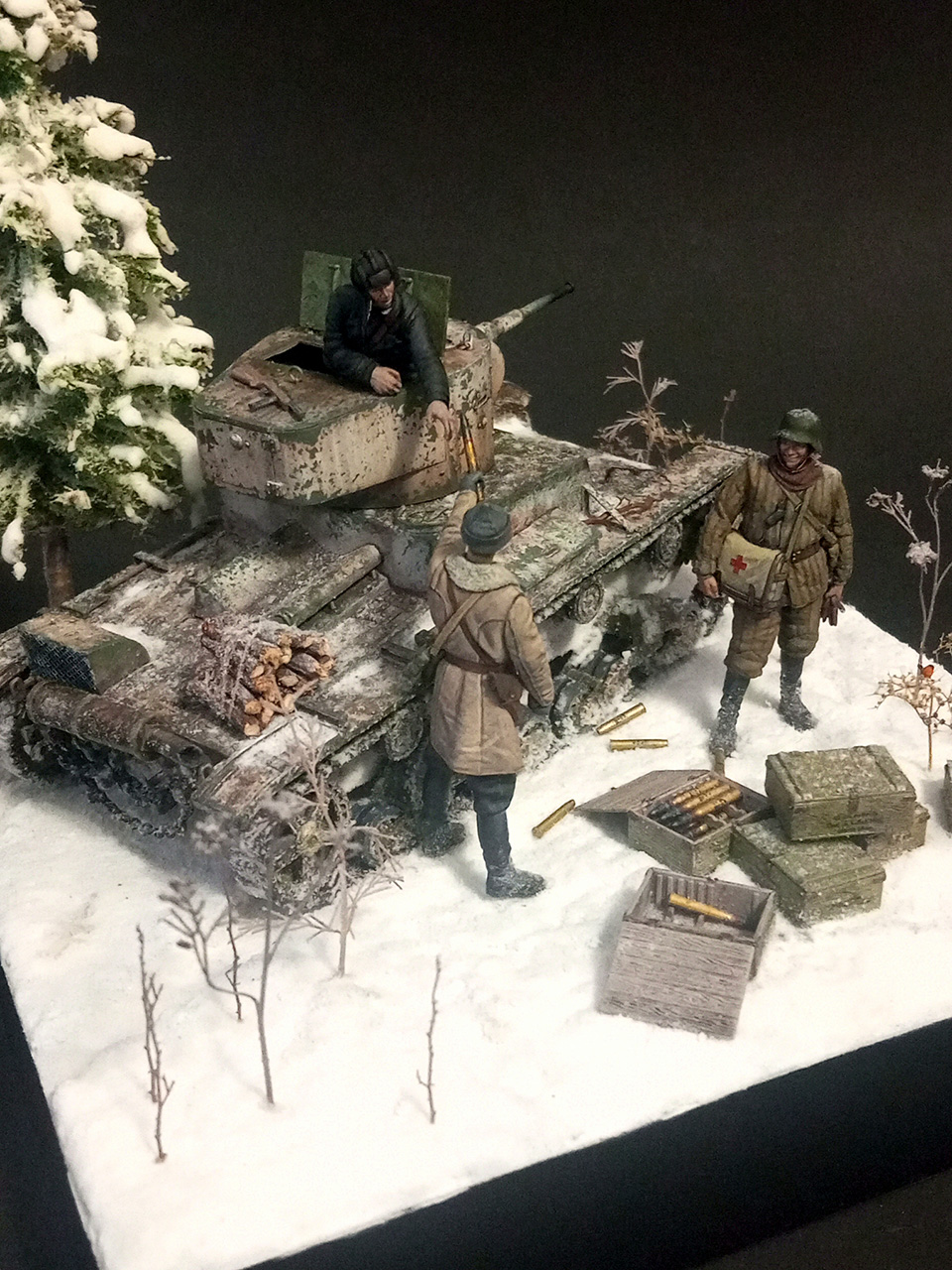 Dioramas and Vignettes: T-26, Winter war, photo #6