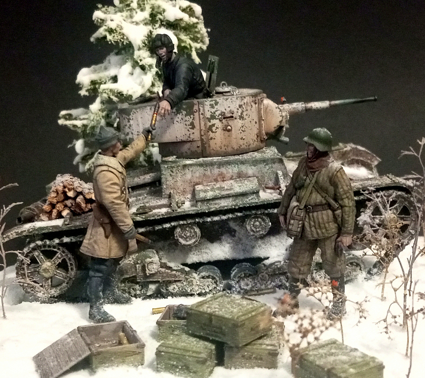 Dioramas and Vignettes: T-26, Winter war, photo #7