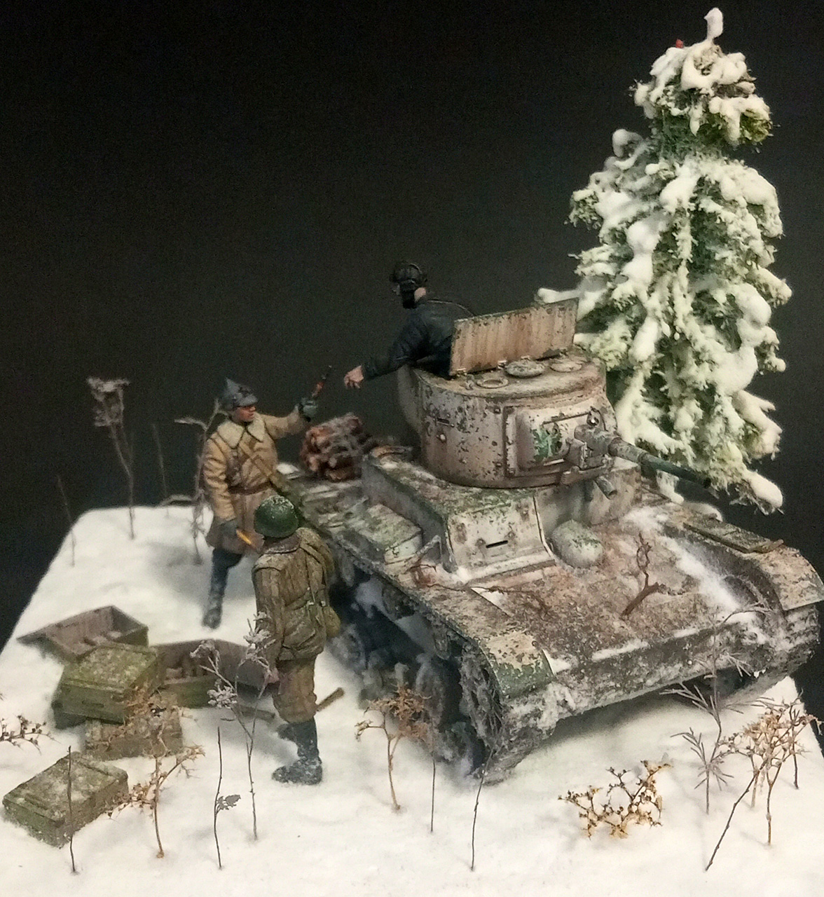 Dioramas and Vignettes: T-26, Winter war, photo #8
