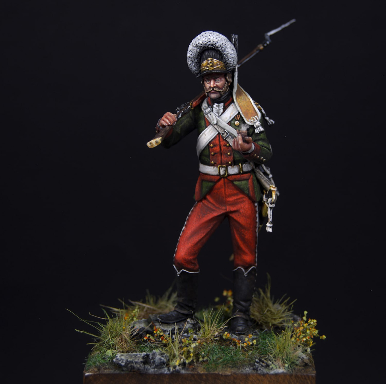 Фигурки: Рядовой гренадерских полков 18 век, Россия, фото #1