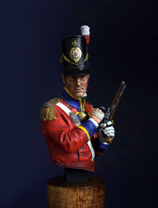 Figures: Officer, Coldstream Guards Waterloo, 1815