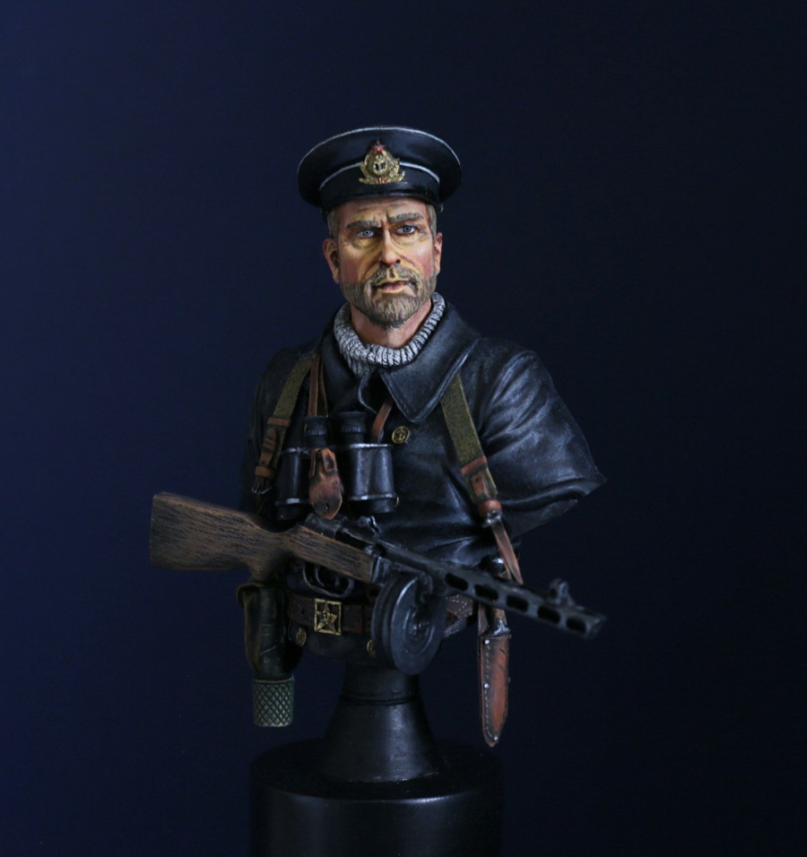 Figures: Soviet naval infantry commander, photo #1