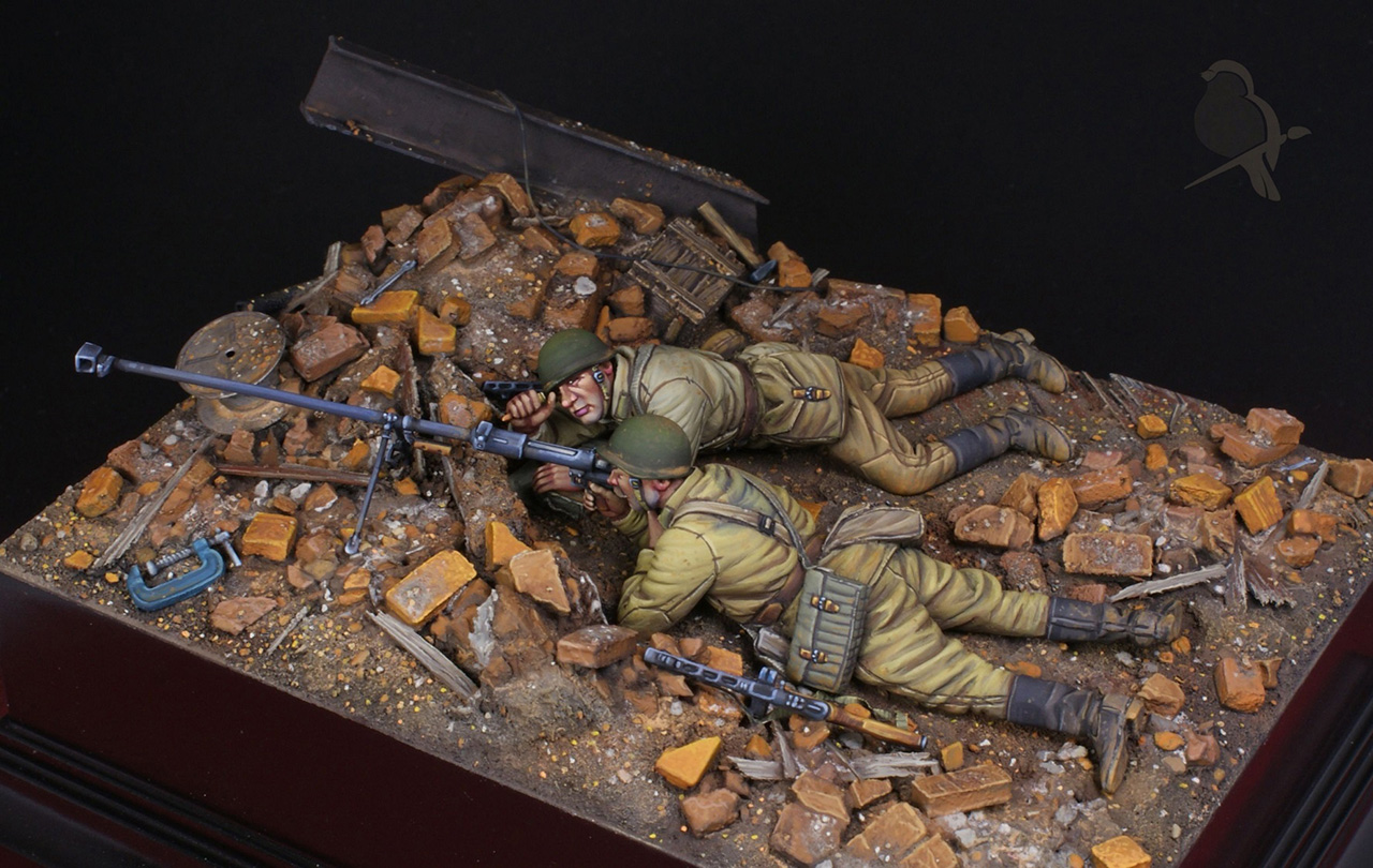 Dioramas and Vignettes: Soviet PTRD team, photo #3