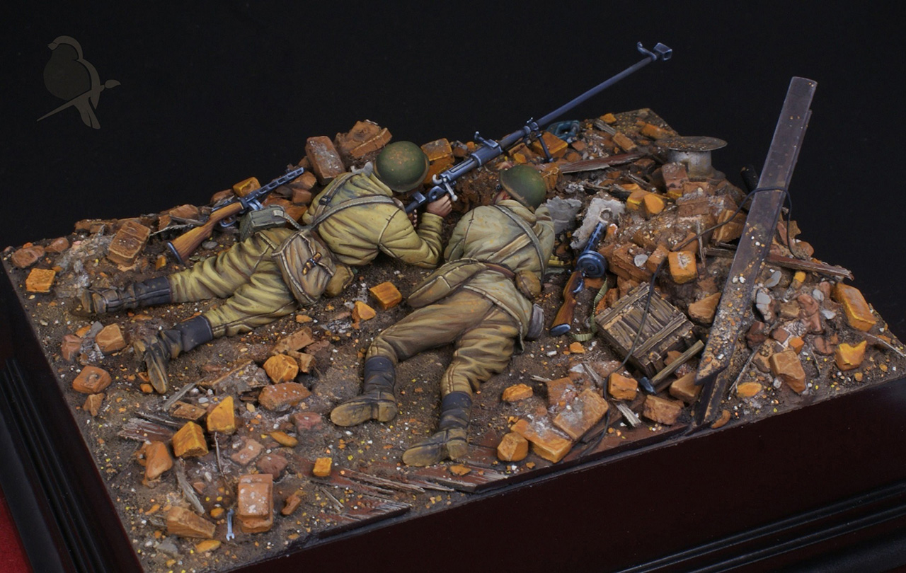 Dioramas and Vignettes: Soviet PTRD team, photo #4