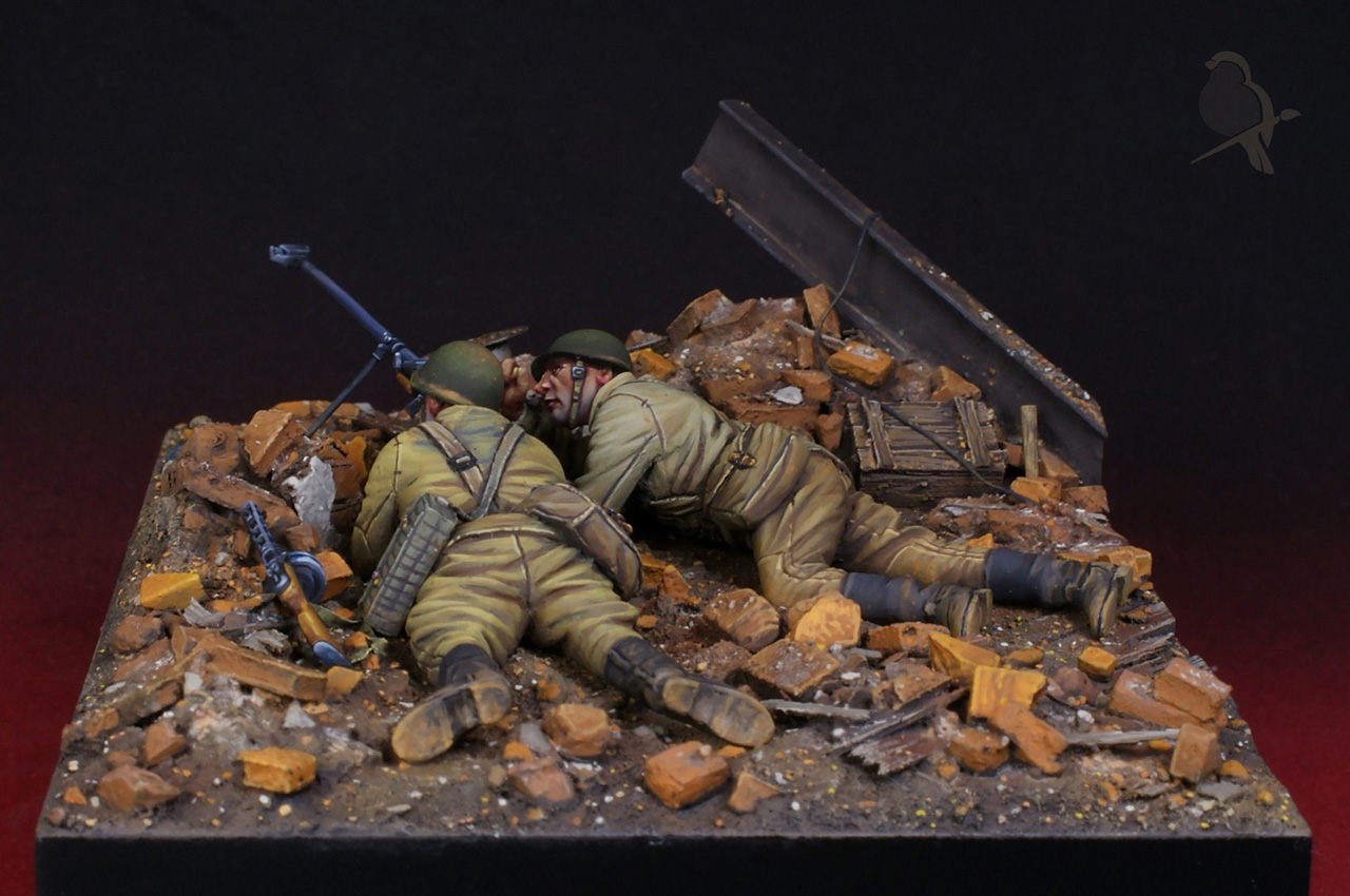 Dioramas and Vignettes: Soviet PTRD team, photo #7