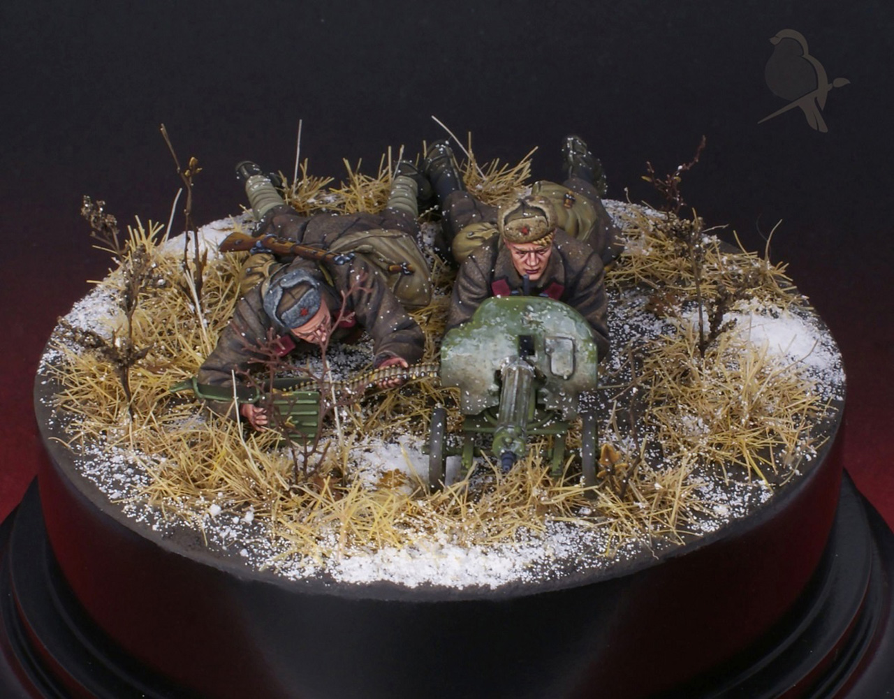 Диорамы и виньетки: Расчёт пулемёта Максим, фото #7
