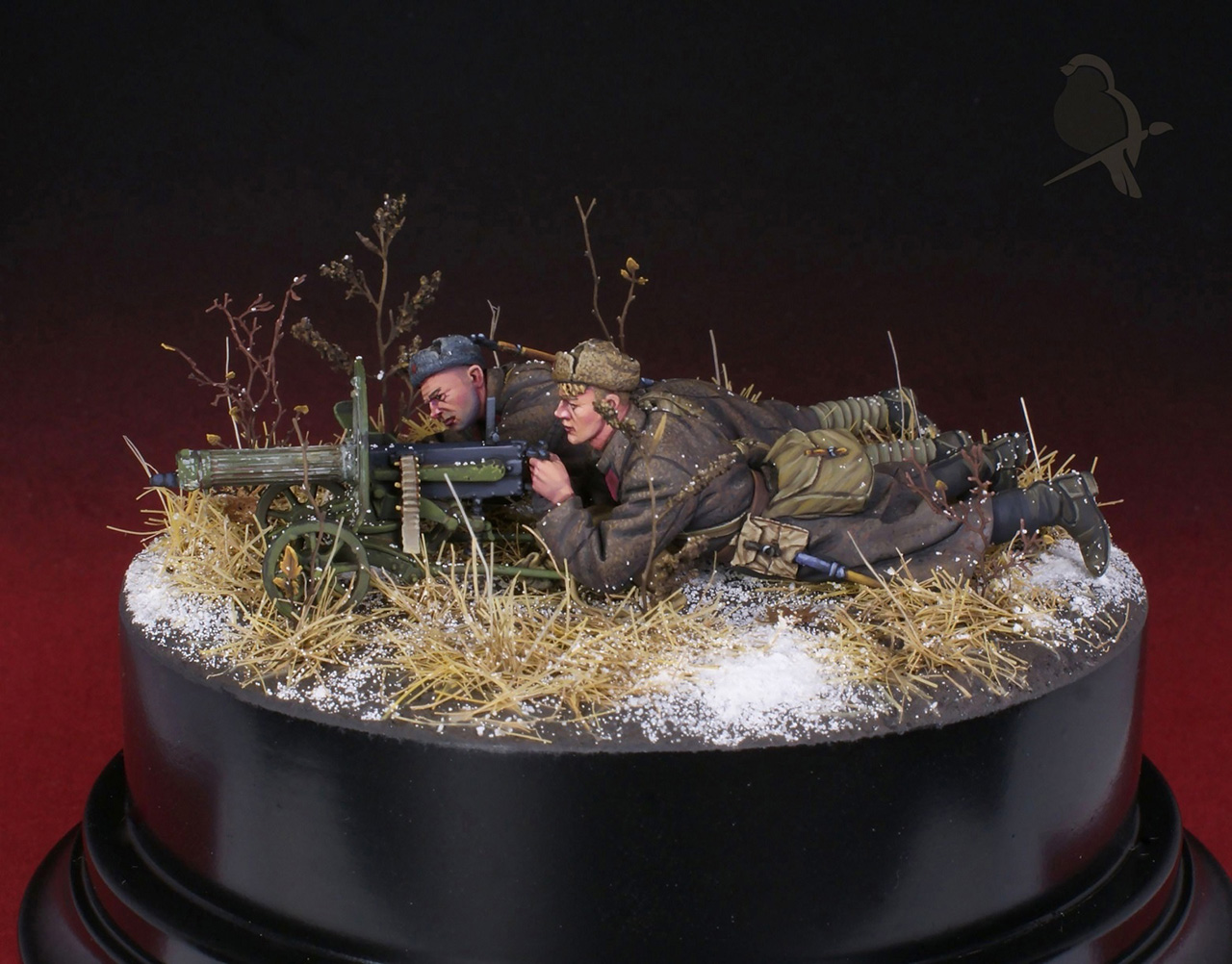 Диорамы и виньетки: Расчёт пулемёта Максим, фото #8