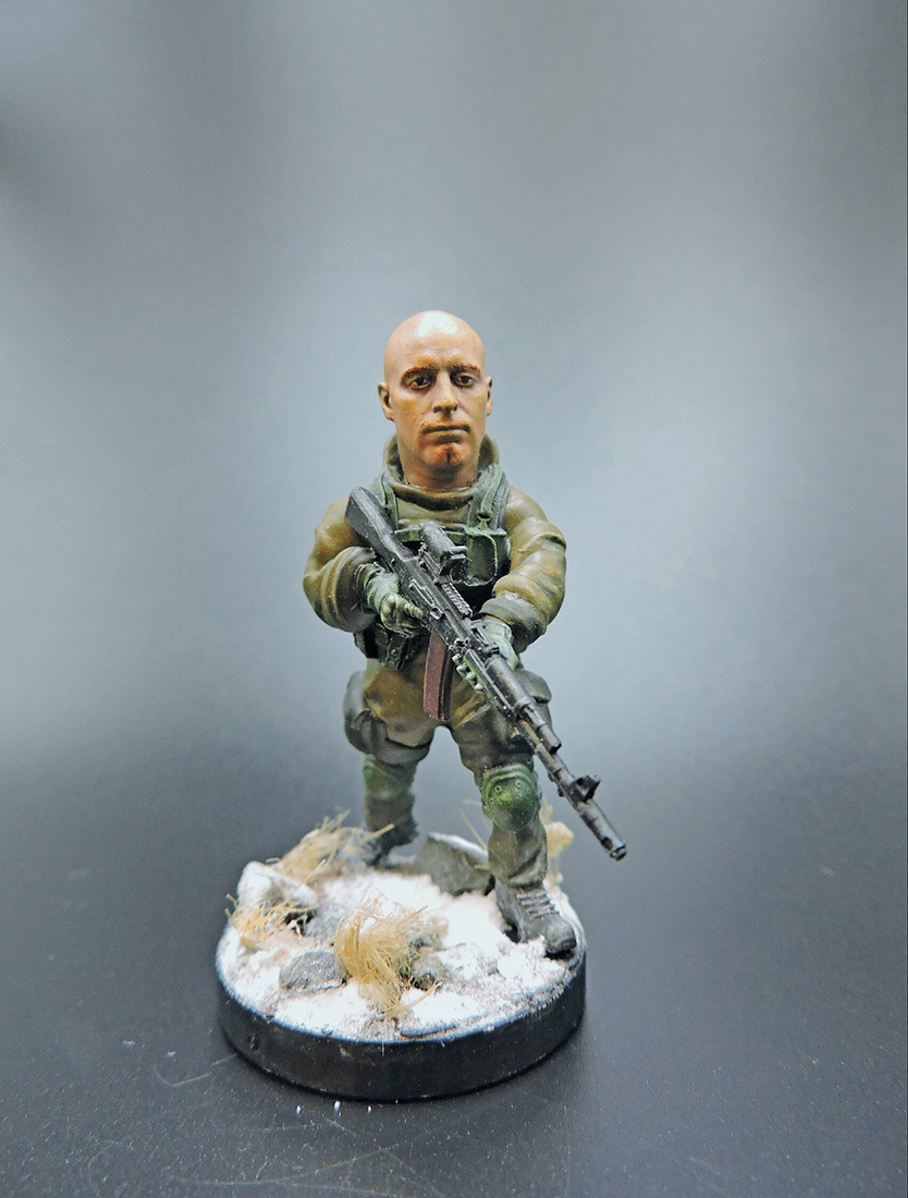 Miscellaneous: Modern Russian trooper portrait, photo #1