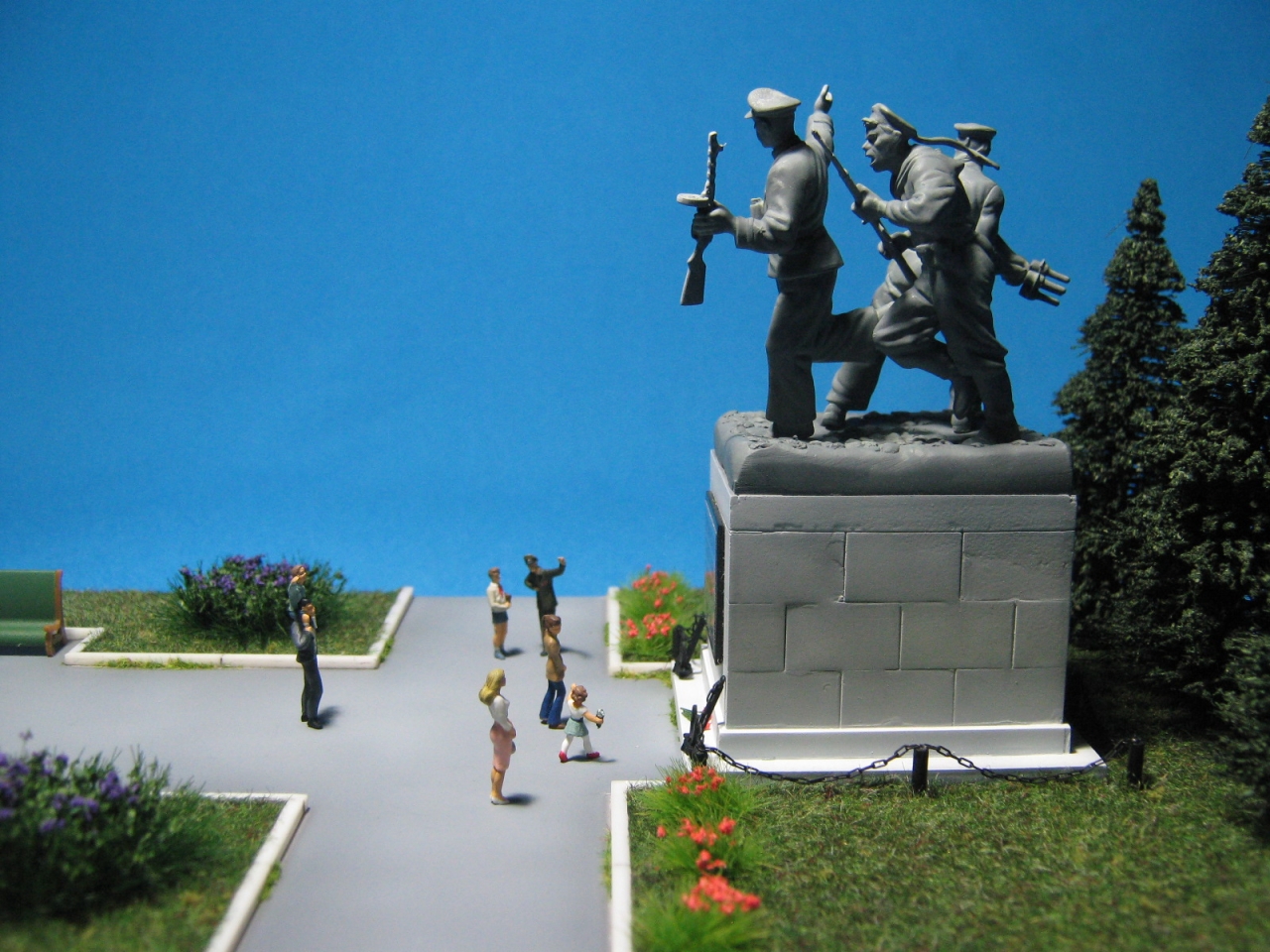 Dioramas and Vignettes: Memorial to Soviet marines, photo #11