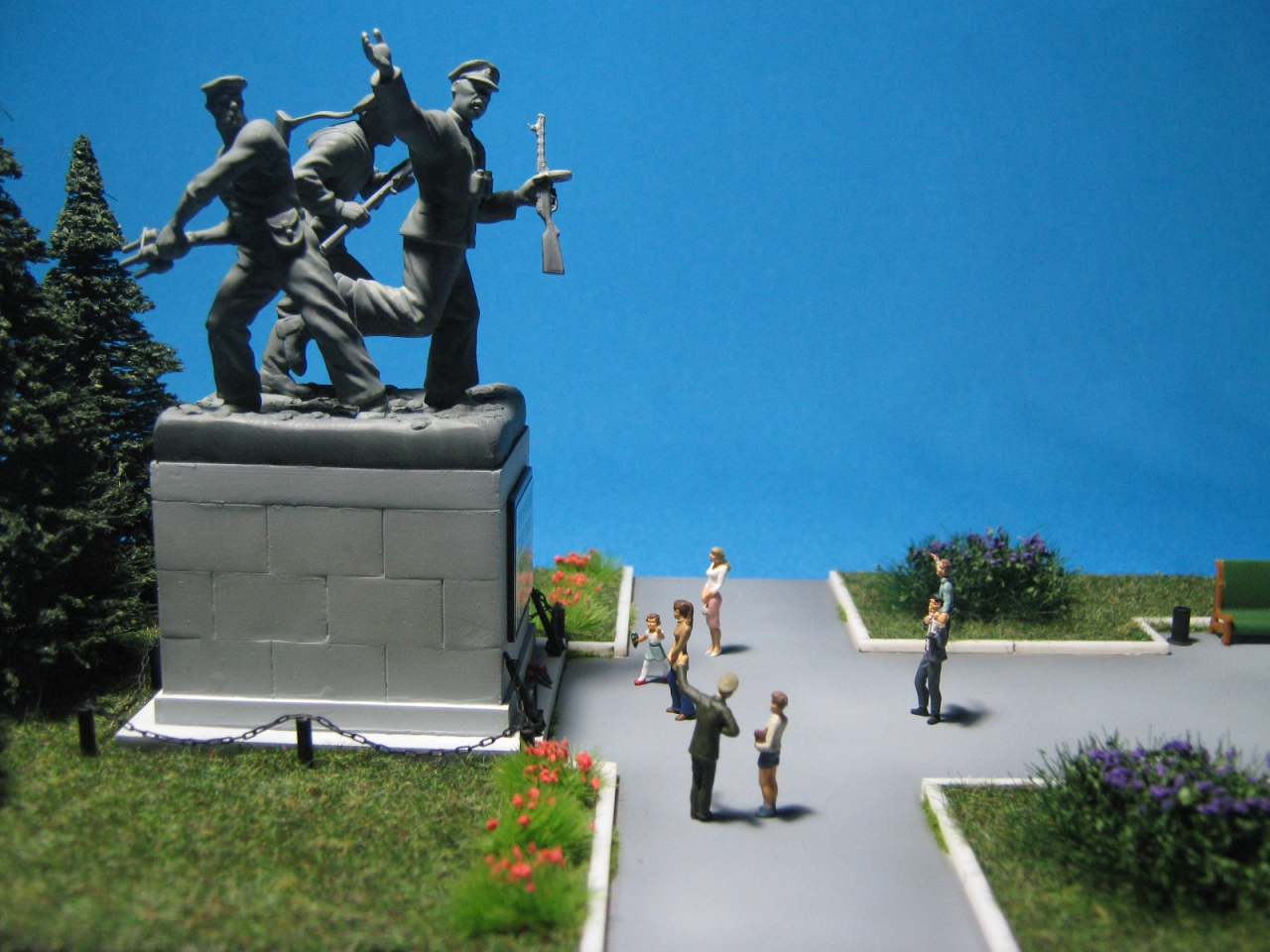 Dioramas and Vignettes: Memorial to Soviet marines, photo #7