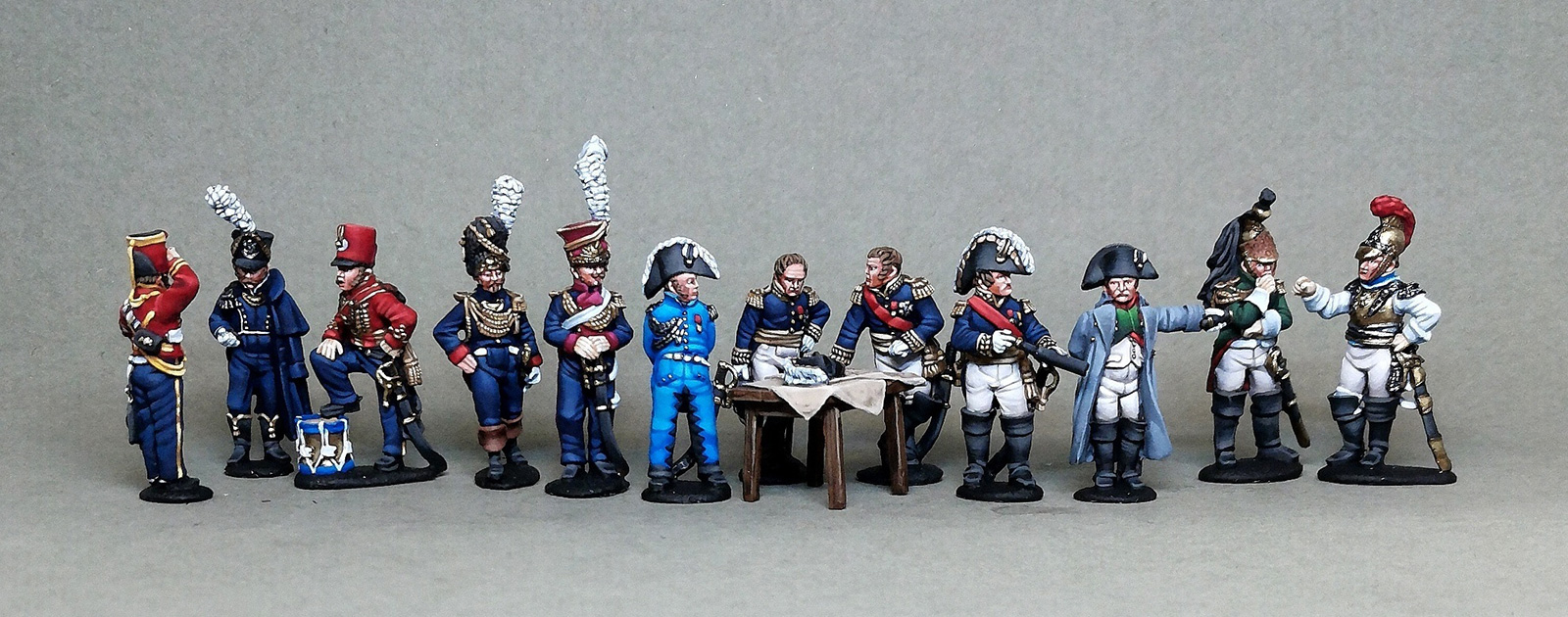 Dioramas and Vignettes: Bonaparte with staff and Guard battalion, photo #1