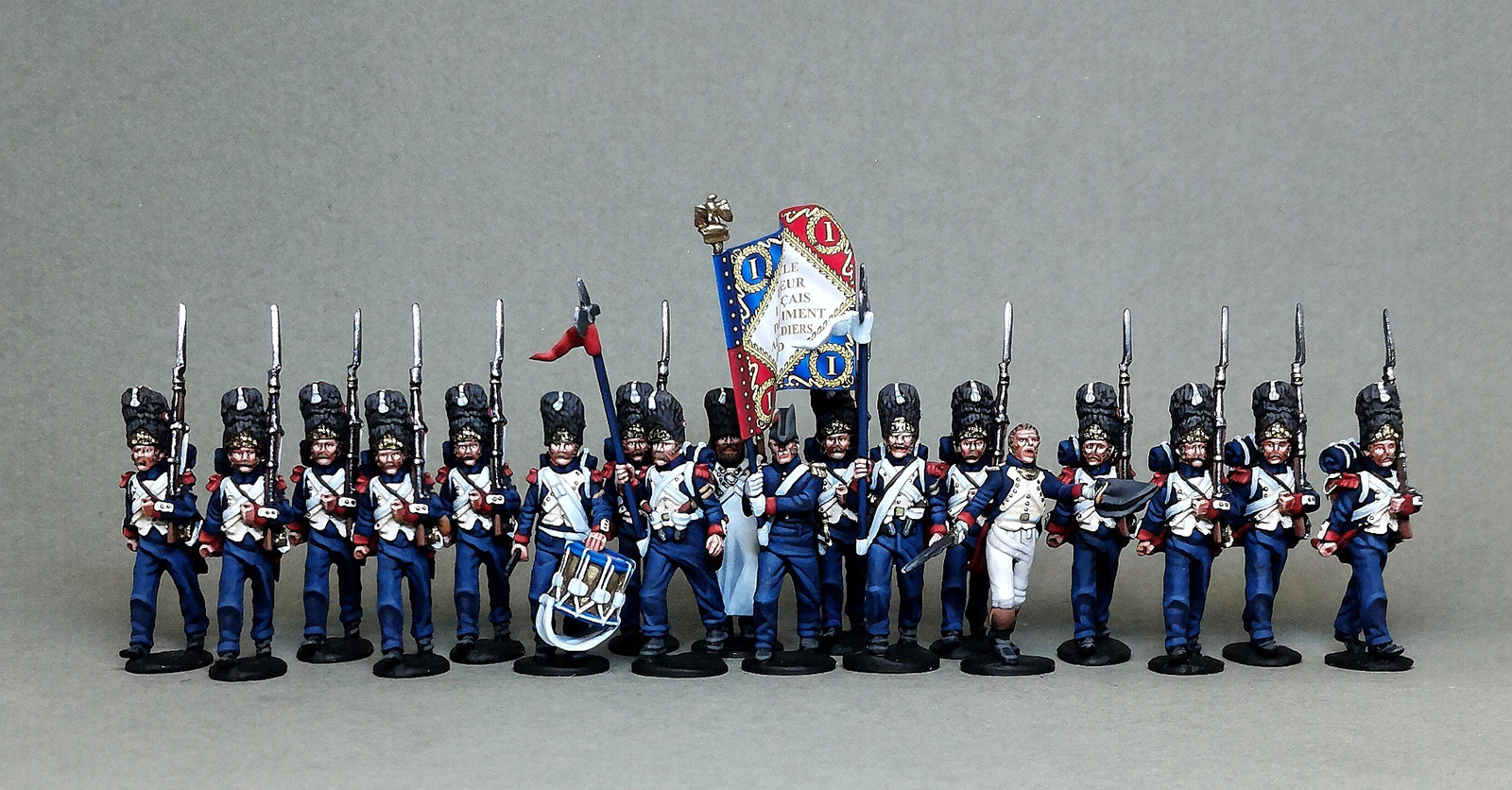 Dioramas and Vignettes: Bonaparte with staff and Guard battalion, photo #6