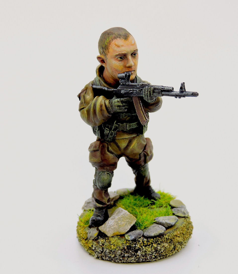 Miscellaneous: Modern Russian trooper portrait, photo #1