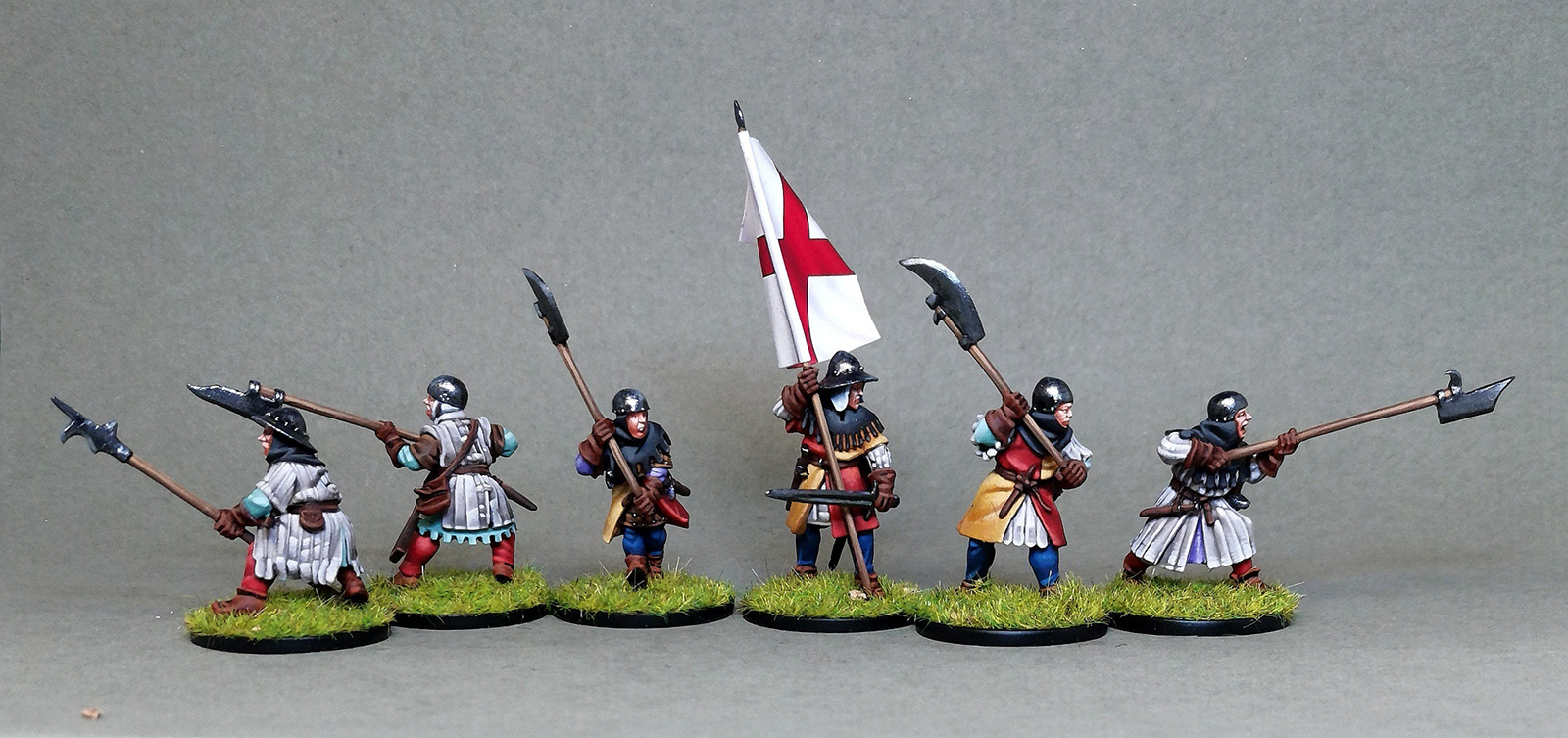 Figures: English warriors, Hundred Years' War, photo #1