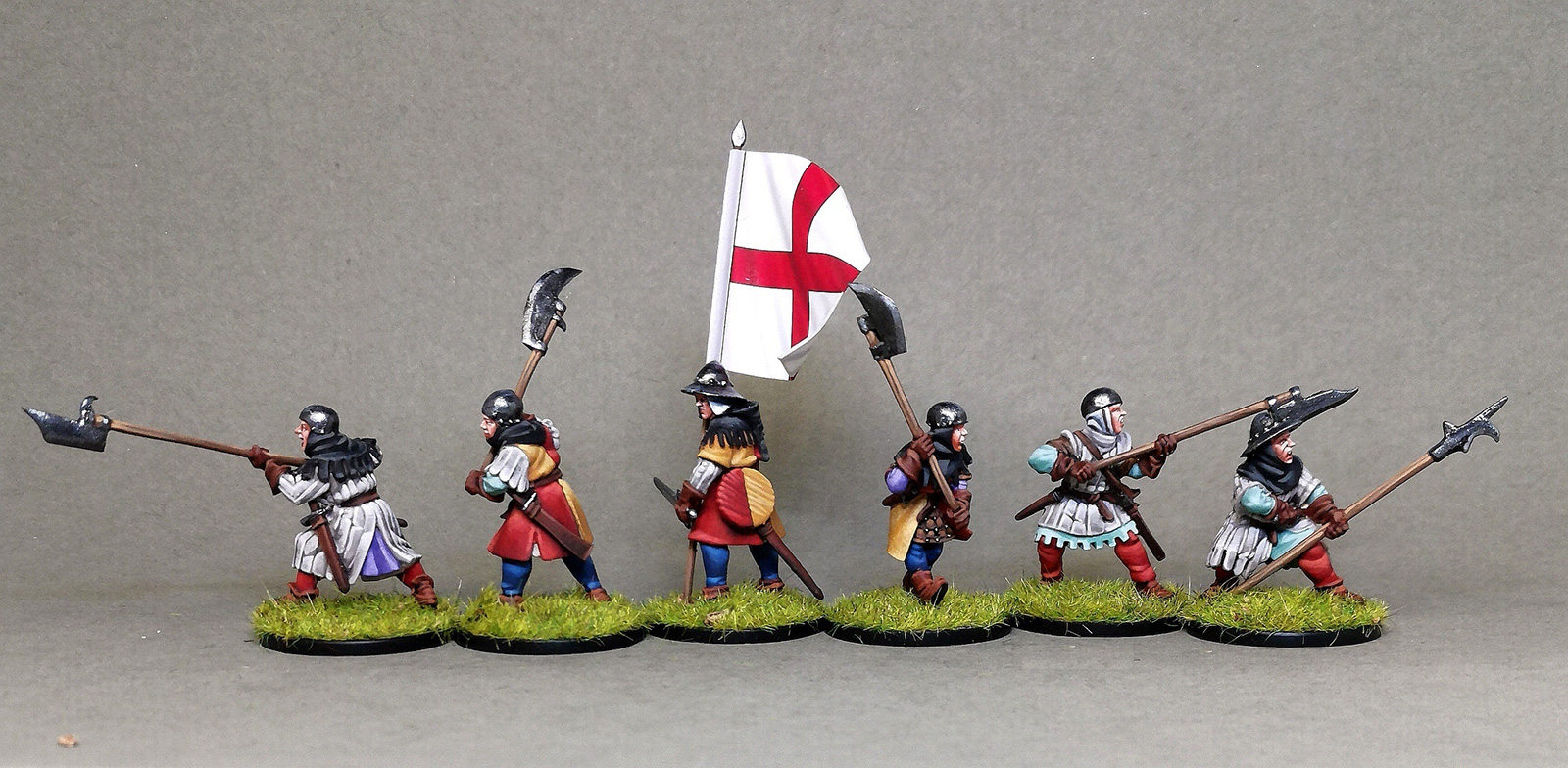 Figures: English warriors, Hundred Years' War, photo #2