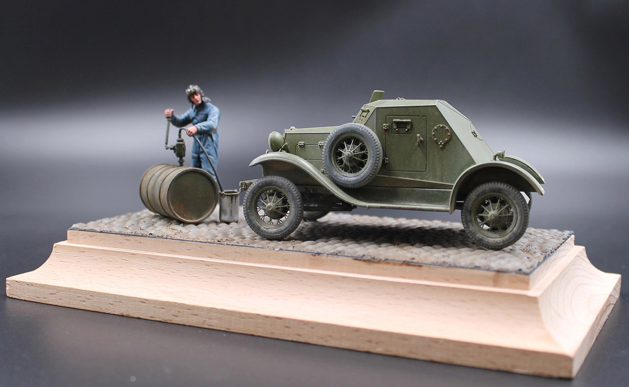 Dioramas and Vignettes: Soviet armored car D-8, photo #5