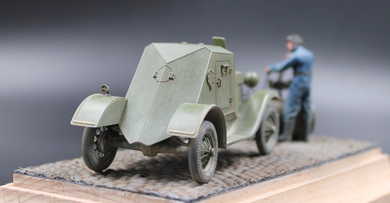 Dioramas and Vignettes: Soviet armored car D-8, photo #6