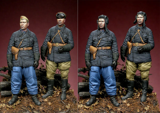 Figures: Red Army tankers