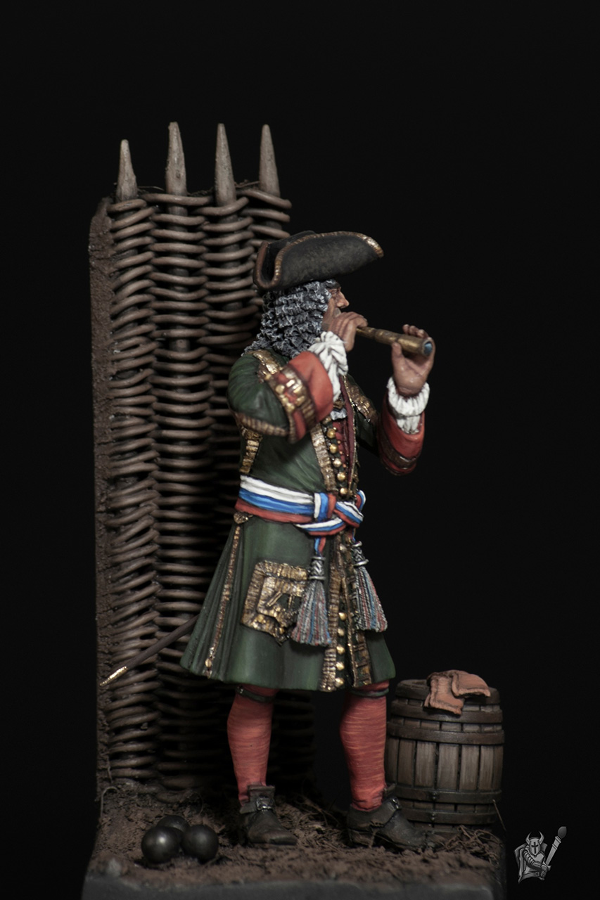 Figures: Captain lieutenant, Leib Guard Preobrazhensky regt, 1709, photo #4