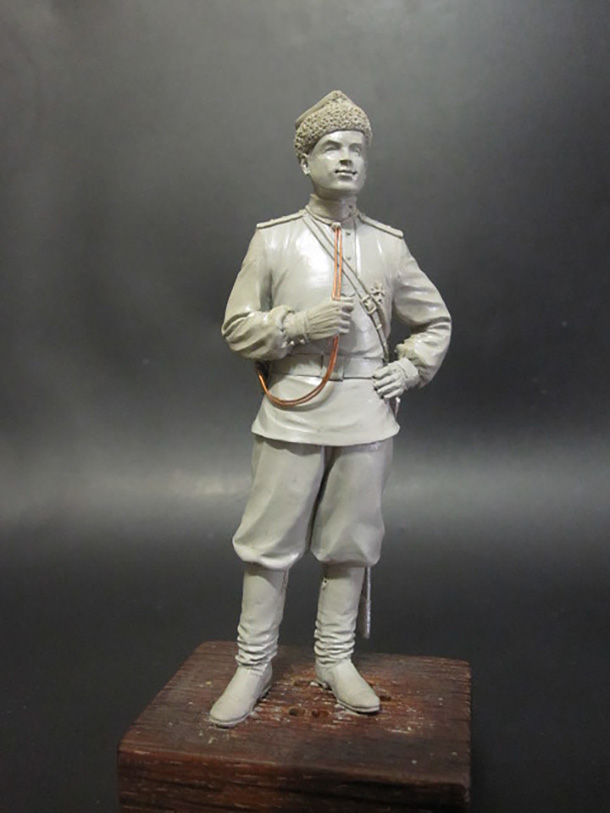 Скульптура: Поручик Л.-гв. 4-го Стрелкового Императорской фамилии полка 1910 г., фото #1