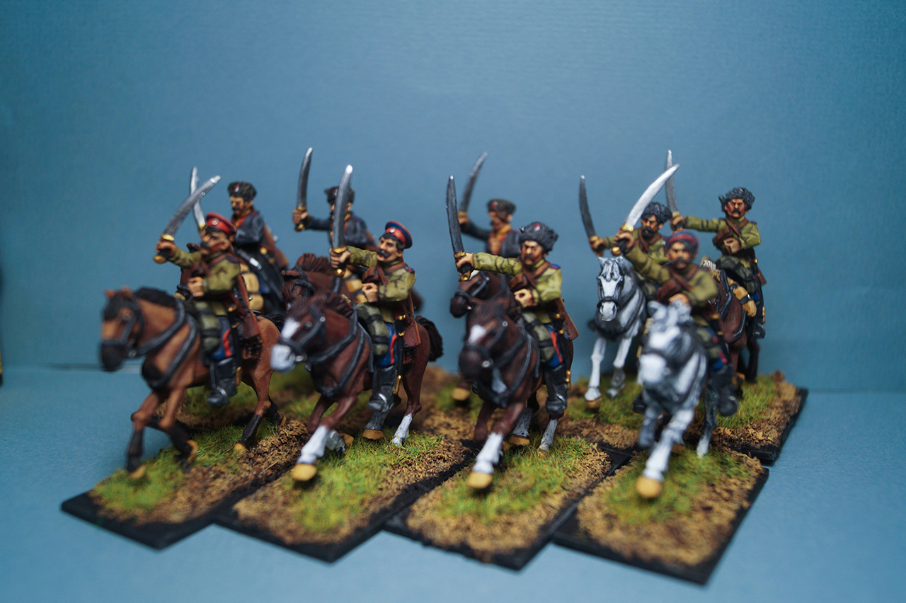 Figures: White army cavalry, civil war in Russia, photo #2