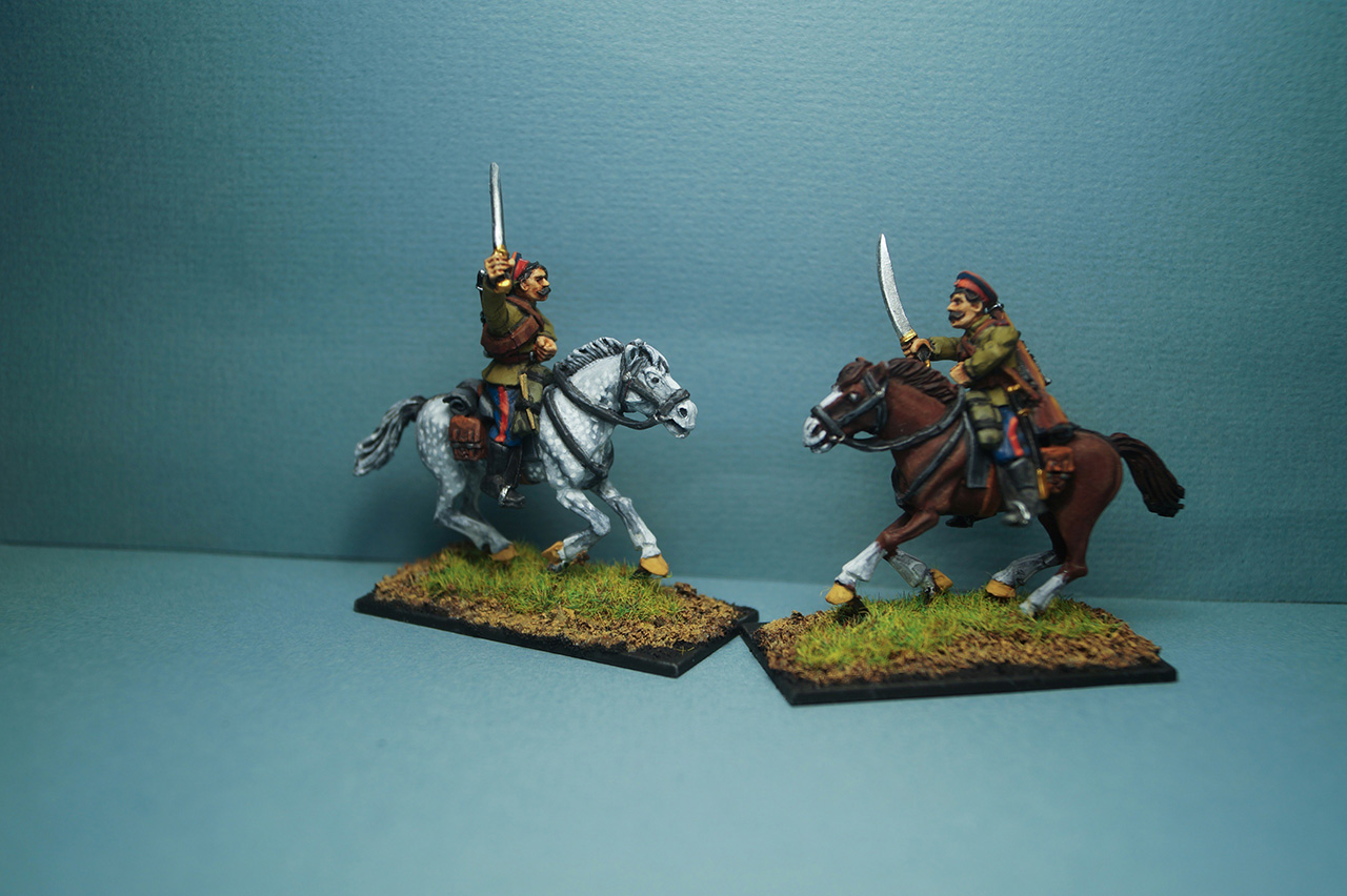 Figures: White army cavalry, civil war in Russia, photo #7