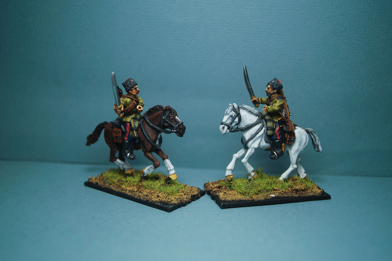 Figures: White army cavalry, civil war in Russia, photo #8