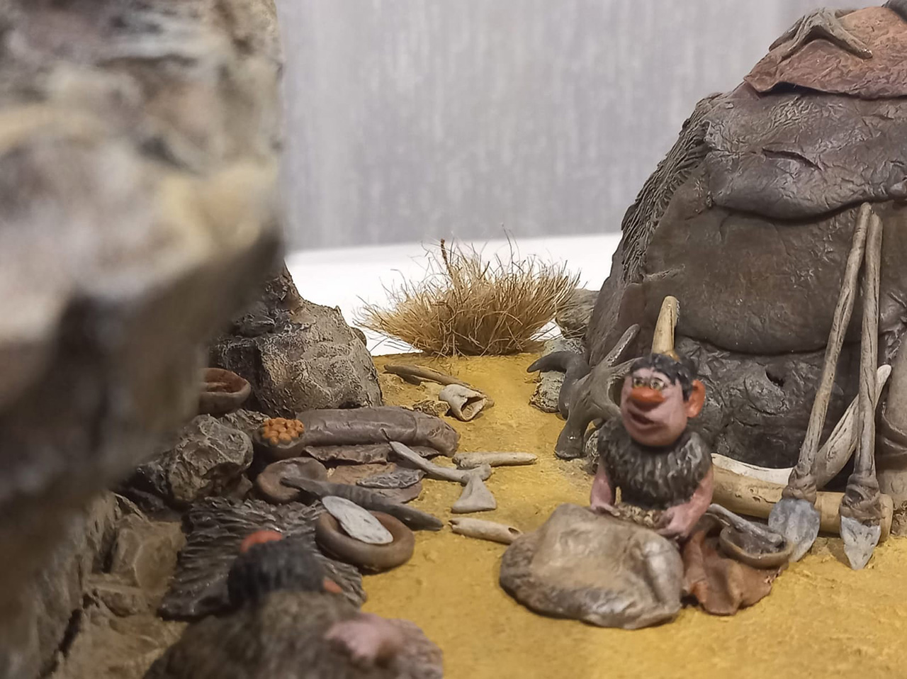 Dioramas and Vignettes: Camp of prehistoric people, photo #4