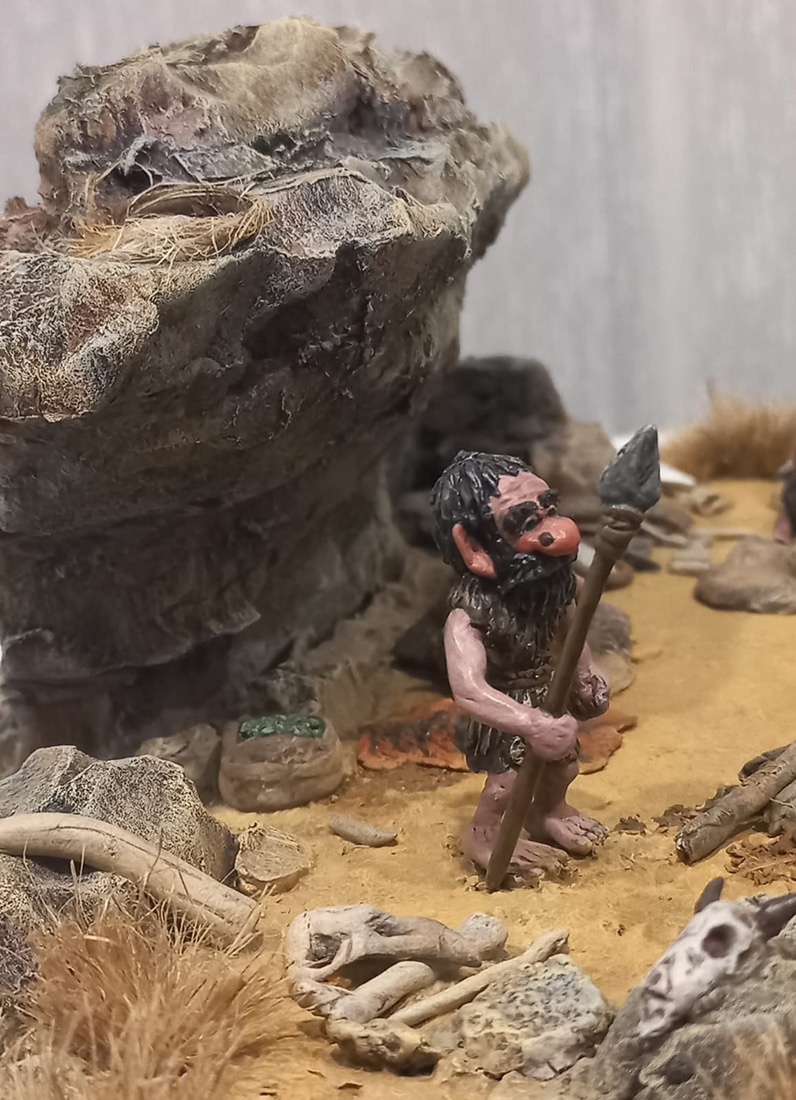 Dioramas and Vignettes: Camp of prehistoric people, photo #8