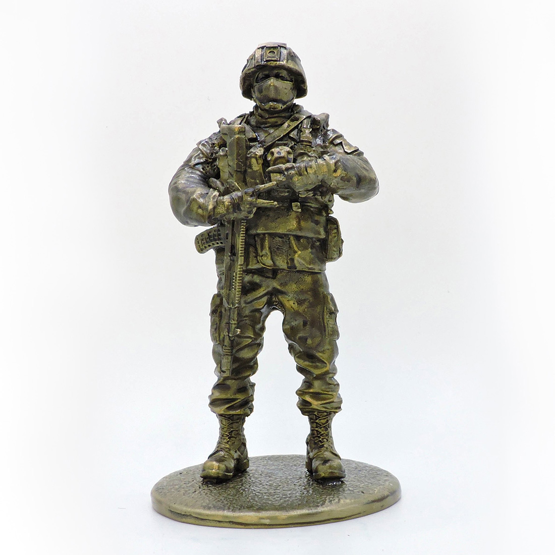 Sculpture: Modern Russian trooper, photo #3