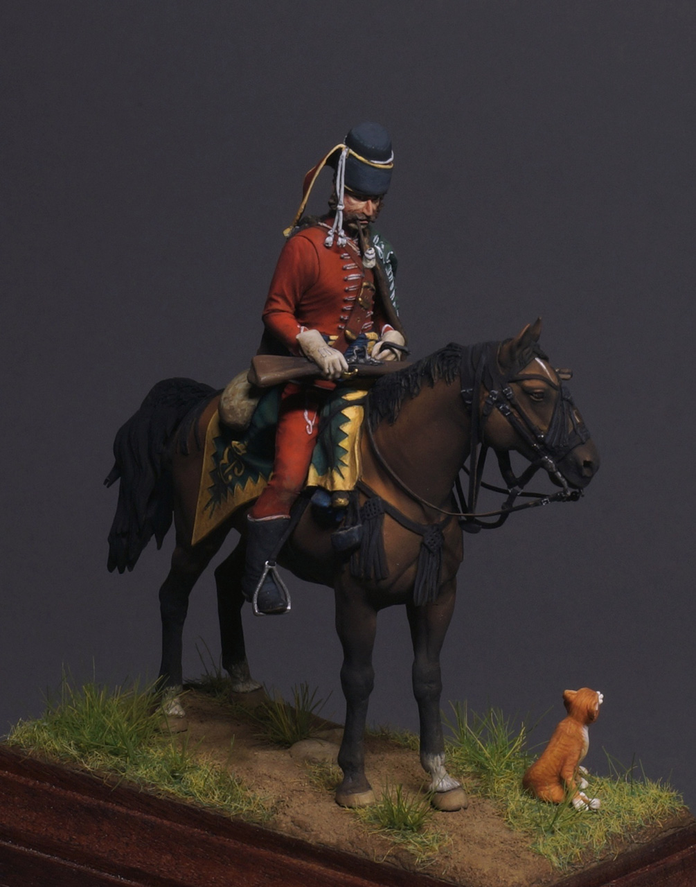 Figures: Hussar, Georgian regt, 1757-62, photo #3