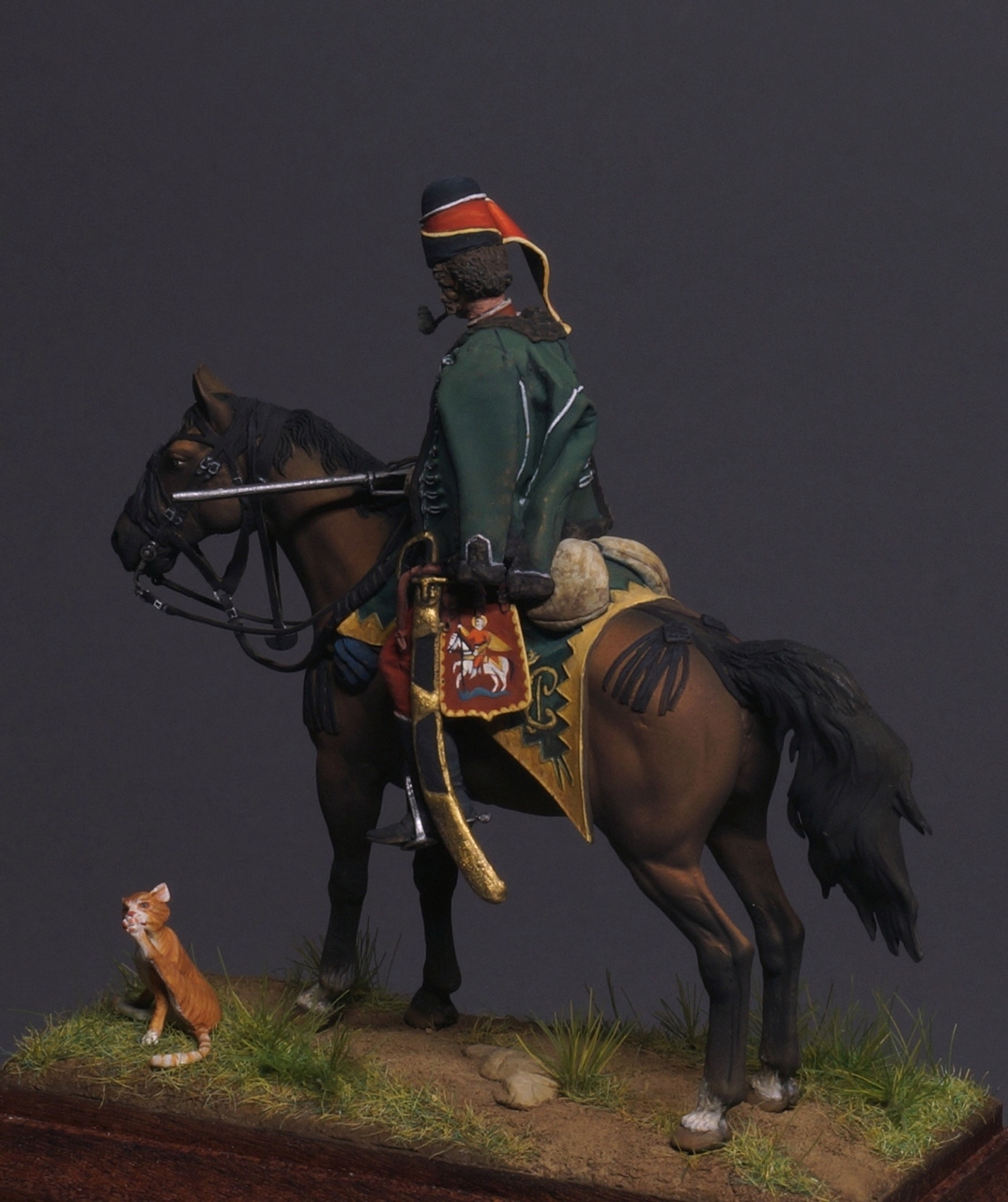 Figures: Hussar, Georgian regt, 1757-62, photo #7