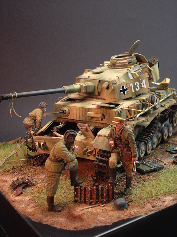 Диорамы и виньетки: Уничтоженный Panzer IV Ausf J , фото #5