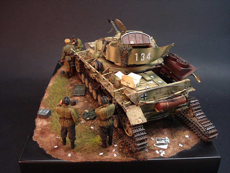 Dioramas and Vignettes: Panzer IV Ausf J Mid Version Destroyed, photo #8