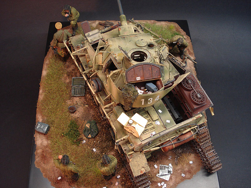Диорамы и виньетки: Уничтоженный Panzer IV Ausf J , фото #9