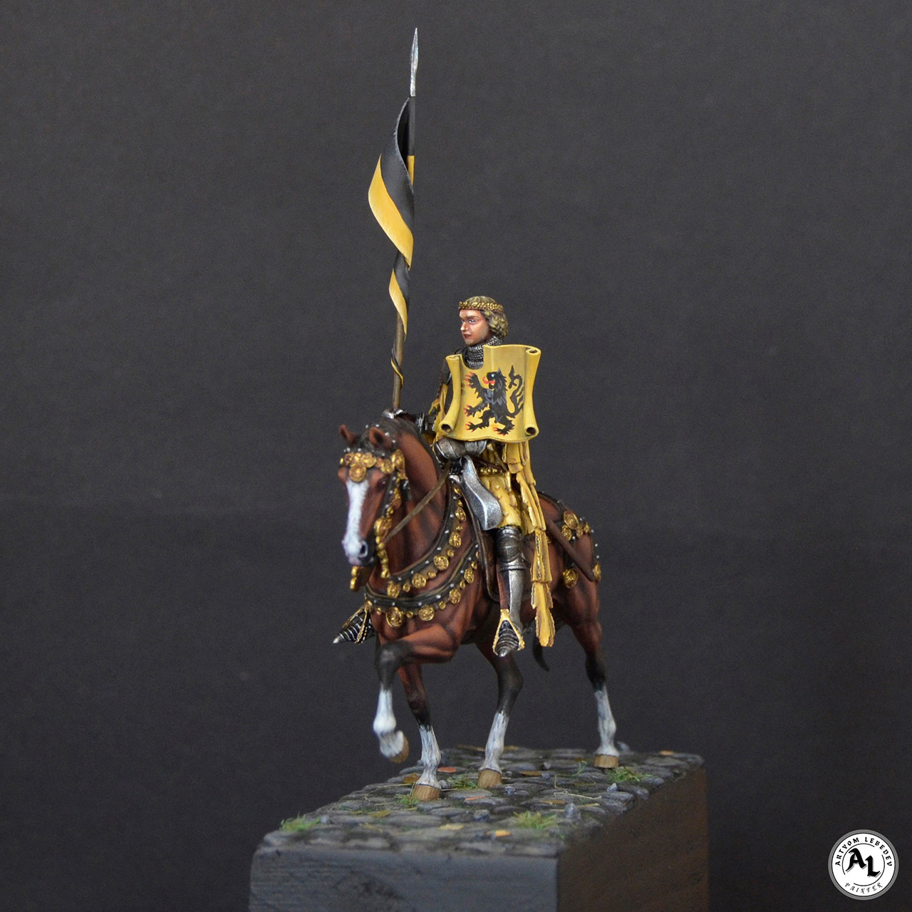 Figures: Flandrian knight, 15c., photo #9