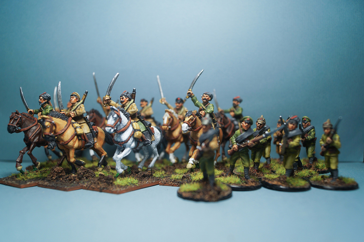 Figures: Red cavalry, civil war in Russia, photo #2