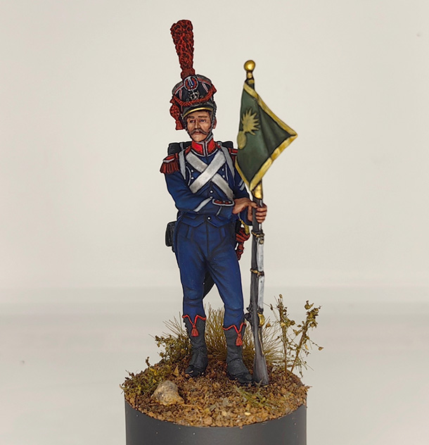 Figures: Carabineers sergeant, 8th light infantry