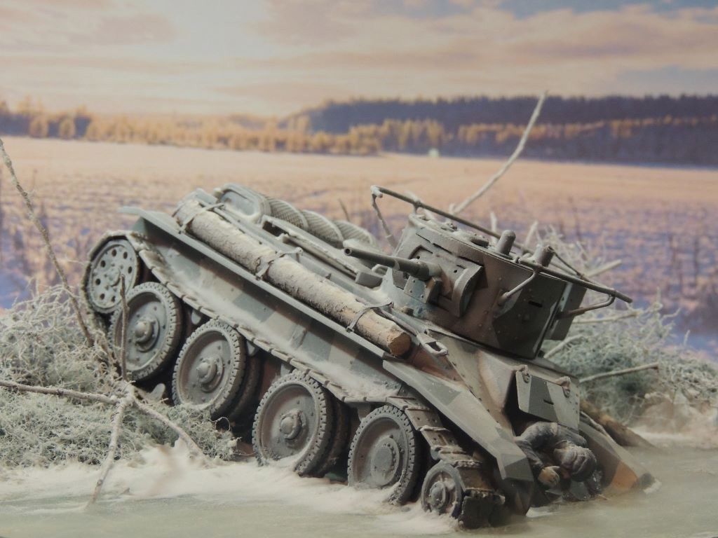 Dioramas and Vignettes: Russian Winter. Frozen Death, photo #1